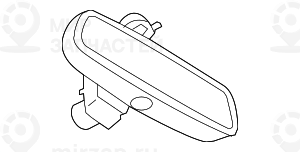 Innenspiegel Ec / Led
 BMW 51166838309