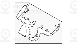 Satz Spiegelfussabdeckung
 BMW 51166846594