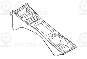 Консоль Зд SCHWARZ
 BMW 51166963897
