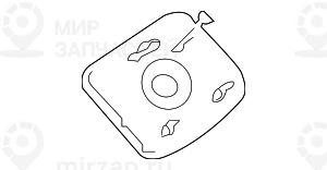 Накладка потолка Пд HIMMELGRAU
 BMW 51167073652