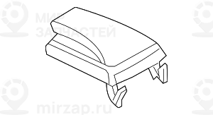 Крышка центральной консоли SCHWARZ
 BMW 51167137552