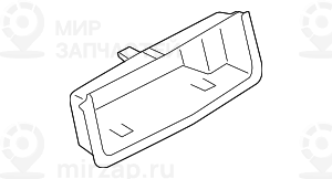 Отделение для мелких вещей Зд Нж SCHWARZ
 BMW 51167154481