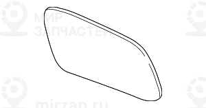 Стекло зеркала с обогревом выпуклое П EC
 BMW 51167285010