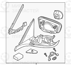 Aussenspiegel Beheizt Memory Bus Links
 BMW 51167437165