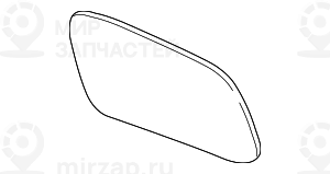 Spiegelglas Beheizt Konvex Rechts
 BMW 51167441036