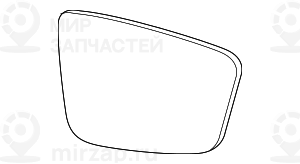 Spiegelglas Konvex Rechts
 BMW 51167947274