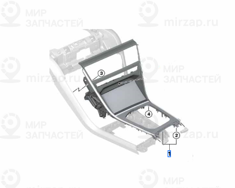 Накладка На Центральную Консоль Карбон
 BMW 51168096321