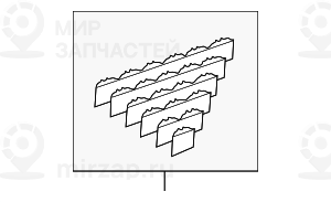 Накладка выключателя SCHWARZ
 BMW 51168161565