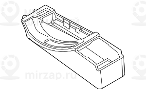 Консоль среднего подлокотника SCHWARZ
 BMW 51168218305