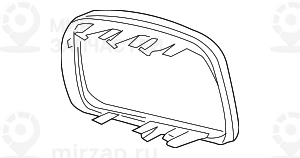 Фиксирующее кольцо л
 BMW 51168254903