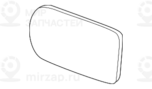 Стекло панорамного зеркала с обогревом Л GENTEX
 BMW 51168266493