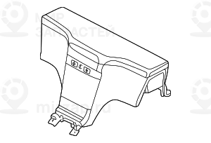 Отсек, сабвуфер BEIGE
 BMW 51168412296