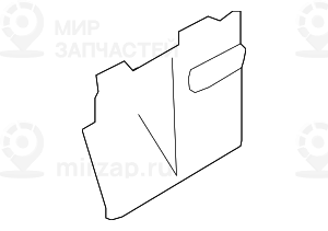 Стенка Пд отд. мелк.вещ.AUX IN/гнездо р.
 BMW 51169115084