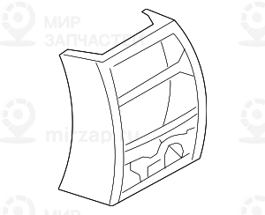 Накладка центральной консоли Зд SCHWARZ
 BMW 51169187498