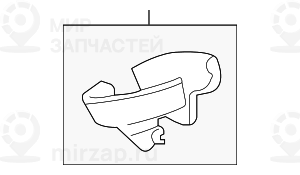 Комплект накладок ножки зеркала SCHWARZ
 BMW 51169216739