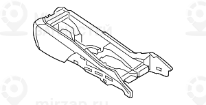 Центральная консоль EVERESTGRAU
 BMW 51169216814