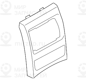 Накладка центральной консоли Зд SCHWARZ
 BMW 51169230131