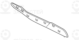 Verkleidung Mittelkonsole Rechts
 BMW 51169285094