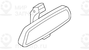 Внутр.зерк.зад.вида ec/сд/gto
 BMW 51169320305