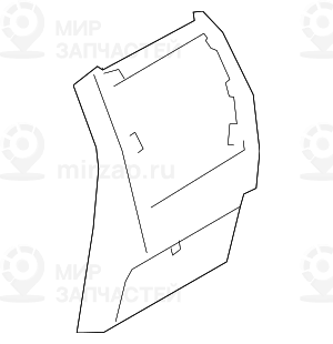 Blende Mittelkonsole Hint
 BMW 51169399875