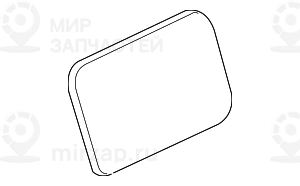 Заслонка заливного отверстия загрунтов.
 BMW 51178057820