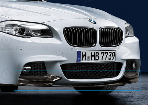 Передняя насадка, карбон.
 BMW 51192219338
