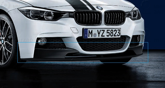 Передняя насадка черная мат.
 BMW 51192291364