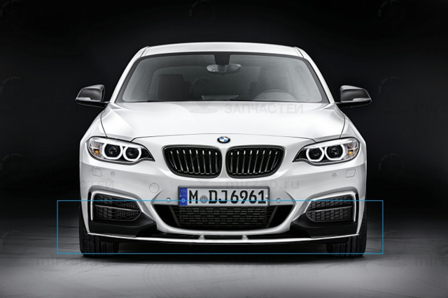 Передняя насадка черная мат.
 BMW 51192343367