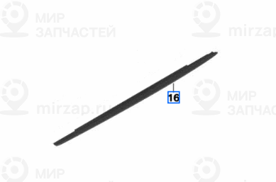Schwelleraufsatz Schwarz Matt Links
 BMW 51192455951