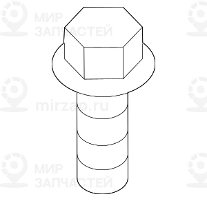 Болт с шестигранной головкой
 BMW 51213449383