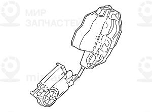 Замок В Сборе Правый Задний
 BMW 51215A36F24