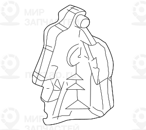 Замок с повор.защелкой с сервоприводом Л
 BMW 51217011247