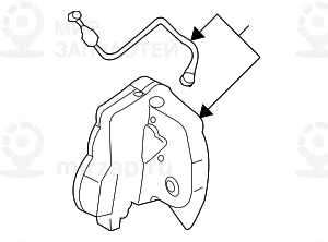 Базовый замок Л Пд
 BMW 51217012141