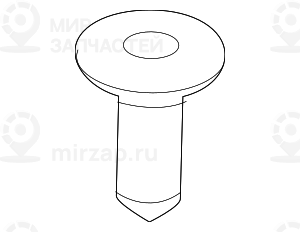 Болт с потайной головкой Torx ISA M8X20
 BMW 51217130110