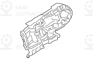 Опора наружной ручки двери Л CA
 BMW 51217187227