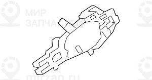 Опора наружной ручки двери л
 BMW 51217193263