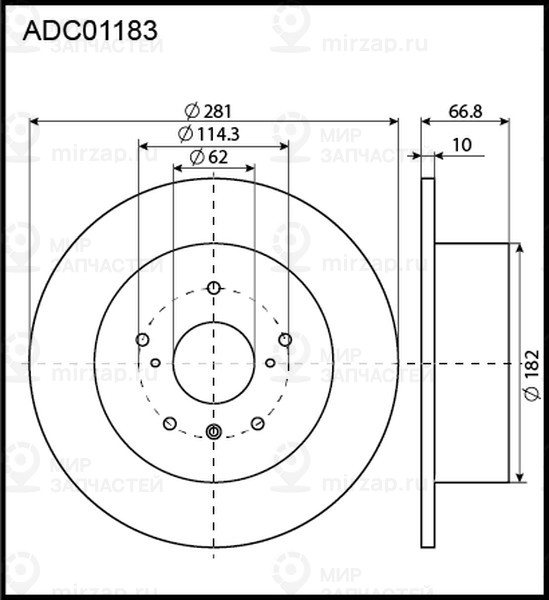 Запчасть ALLIED NIPPON ADC01183