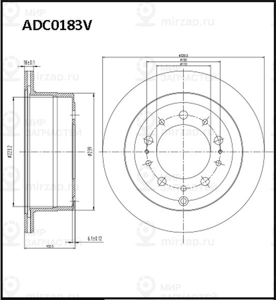 Запчасть ALLIED NIPPON ADC0183V