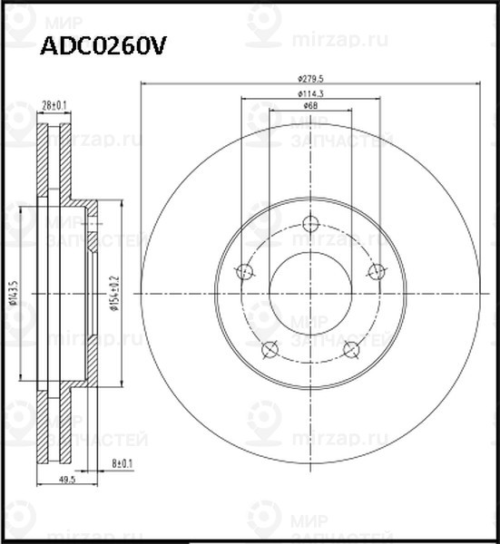 Запчасть ALLIED NIPPON ADC0260V