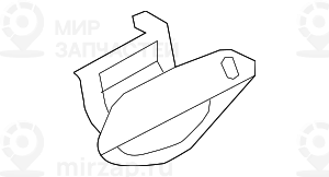 Ручка привода замка двери Наруж окраш. Л CA+LICHTPAKET
 BMW 51217250103