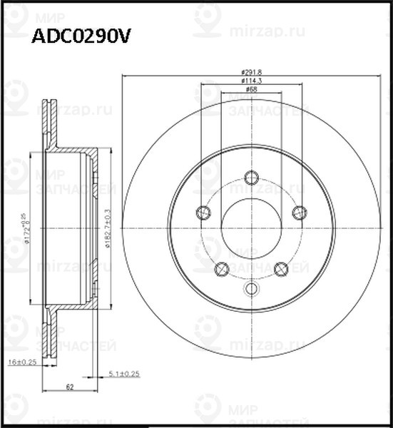 Запчасть ALLIED NIPPON ADC0290V