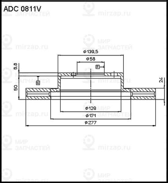 Запчасть ALLIED NIPPON ADC0811V