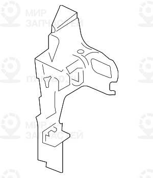Adapter Trдger Vorn Links
 BMW 51217339476