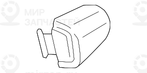 Щиток загрунтованный л
 BMW 51217396543