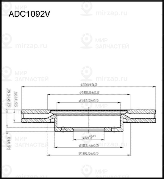 Запчасть ALLIED NIPPON ADC1092V