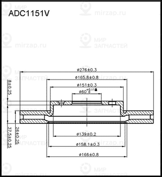 Запчасть ALLIED NIPPON ADC1151V