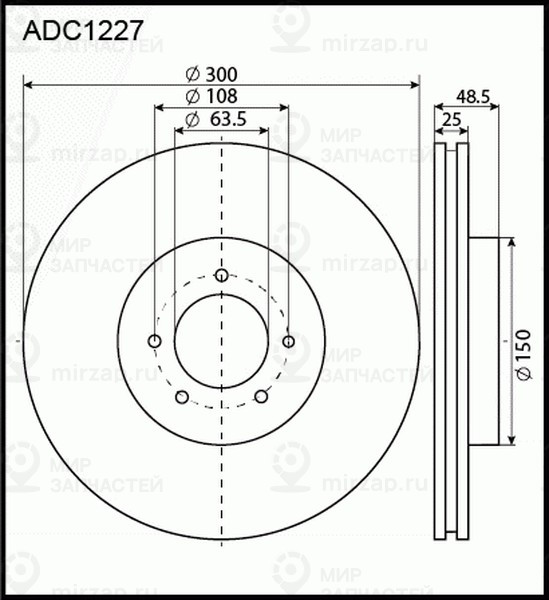 Запчасть ALLIED NIPPON ADC1227V