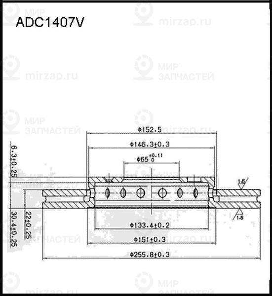 Запчасть ALLIED NIPPON ADC1407V