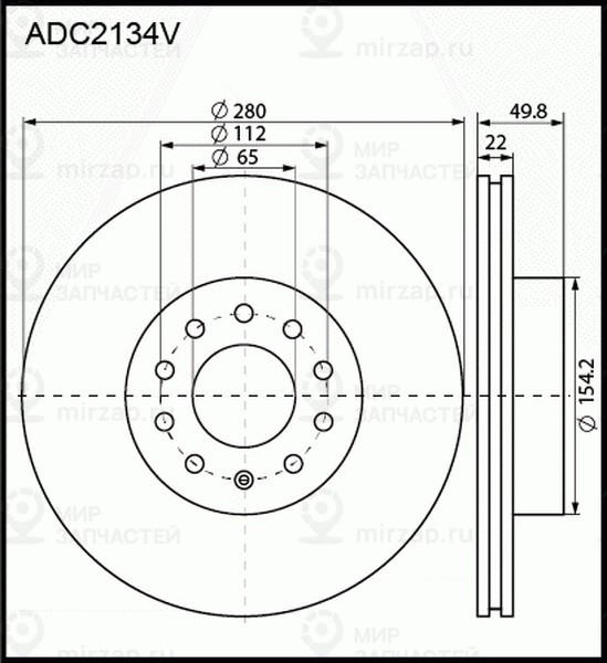 Запчасть ALLIED NIPPON ADC2134V