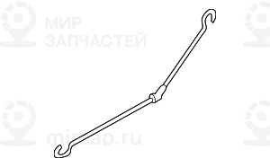 Трос ручки привода замка двери Л Пд
 BMW 51218215617